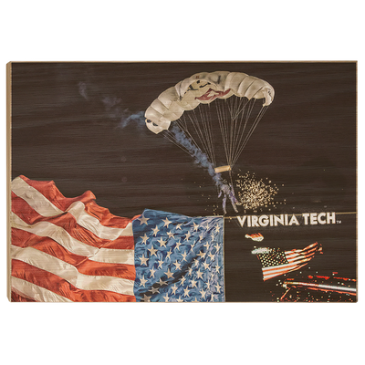 Virginia Tech Hokies - American Flag Entrance into Lane Stadium