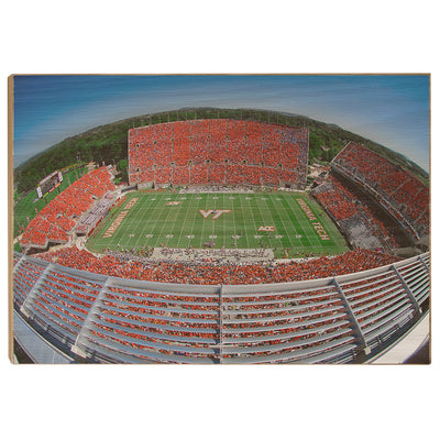 Virginia Tech Hokies - Fish Eye Aerial Lane Stadium